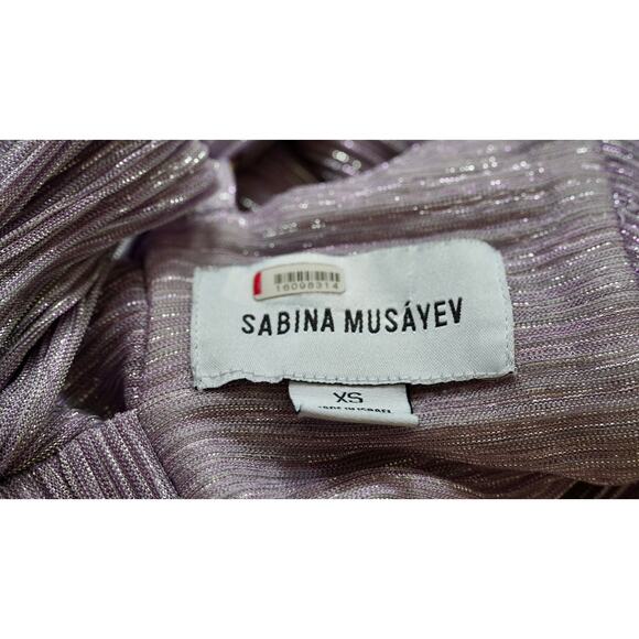 Sabina Musayev Purple Pacific Gown Sz XS - Picture 6 of 6